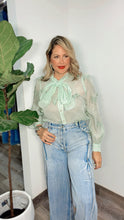 Butterfly Dream Mint Blouse
