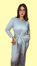 LIGHT BLUE GRACIA TOP & PANT SET