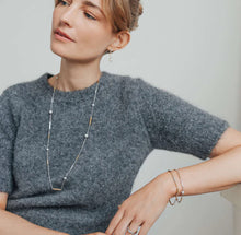 TI Sento LONG TWO TONE & PEARL NECKLACE