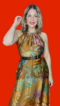 Mocha Mousse Floral Dress