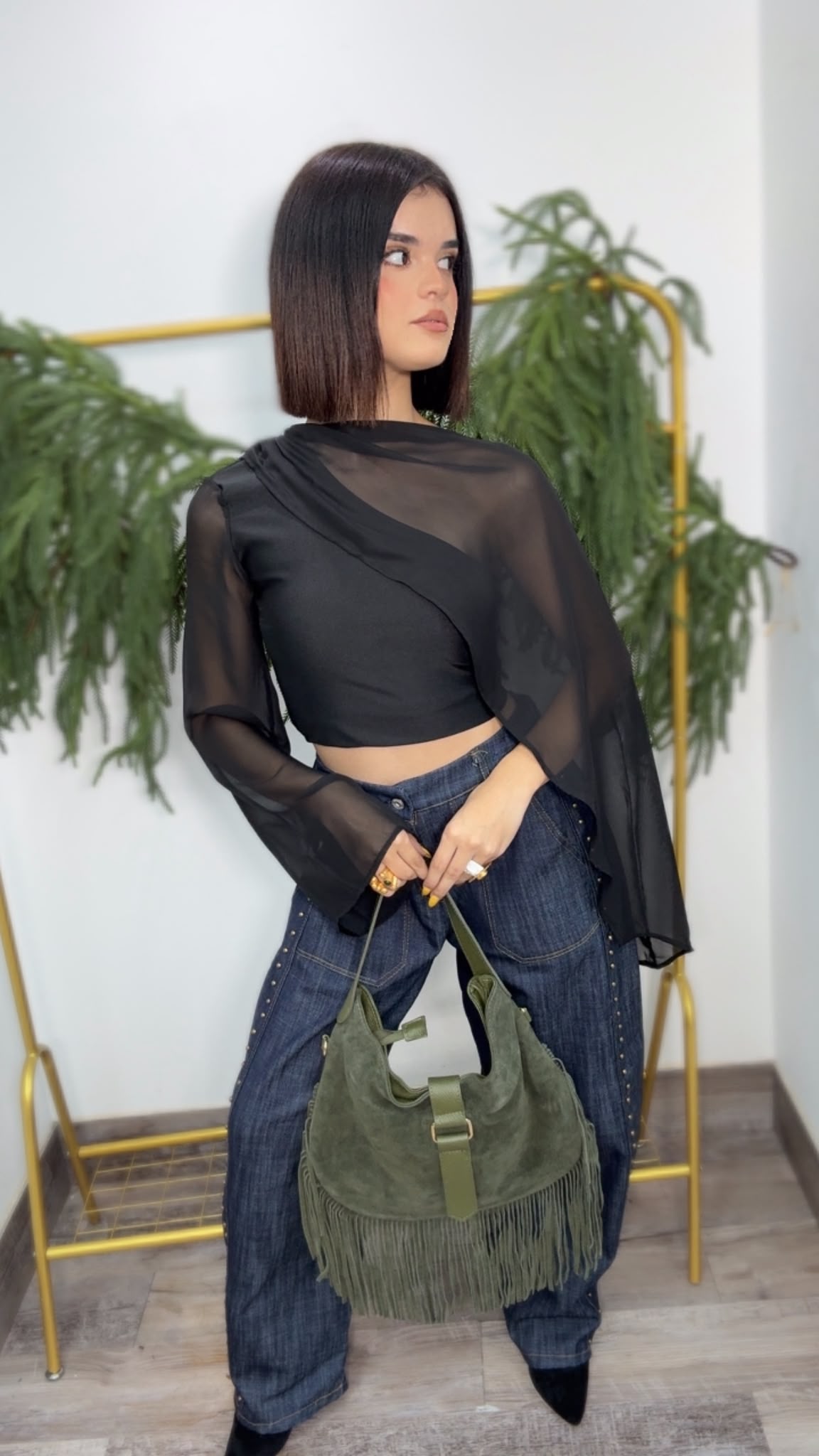 Black Tunic Top
