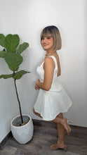 Flare White Mini Dress
