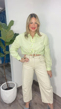 Pistachio Bow Blouse