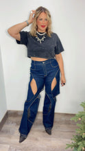 Dark Cut Out Denim