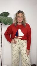 Marina Chic Boat Knit Sweater