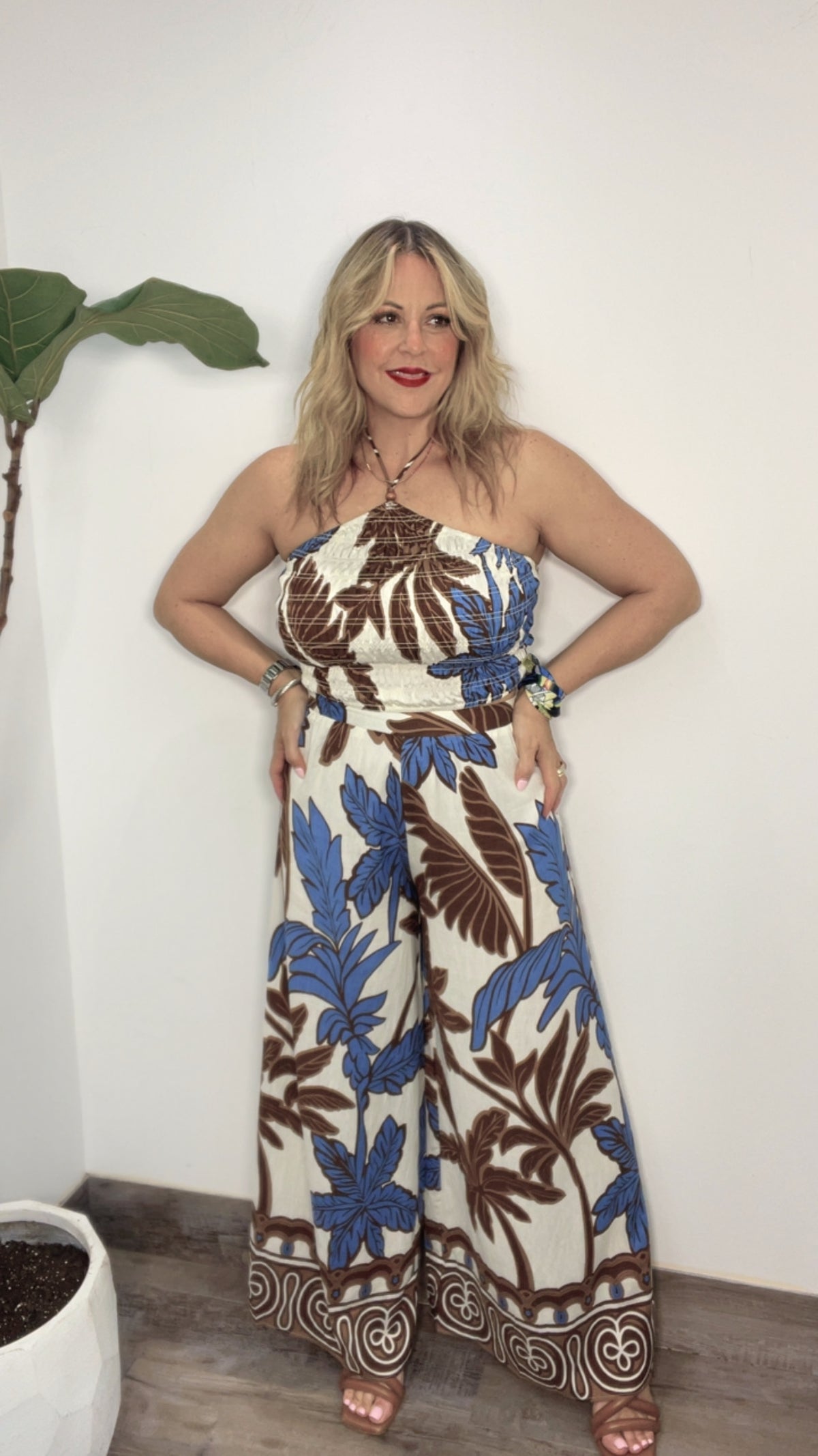 Blue Palm Luxe Set