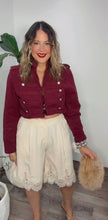 Burgundy Napoleón Jacket