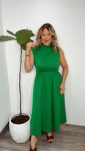 Classic Belted Dress (Emerald)