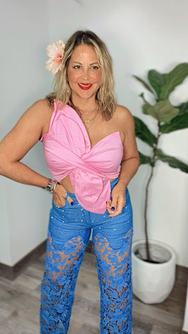 Glitter Crochet Dream Jean