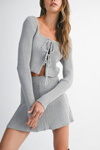Comfy Gray Skirt Set