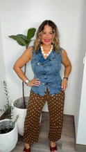Chocolate Dot Statement Pants