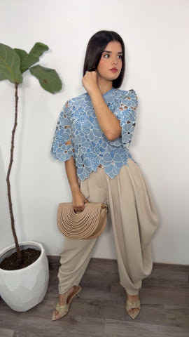 Almond Ruched Pants