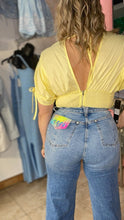 AURA PASTEL YELLOW FLOWER TOP