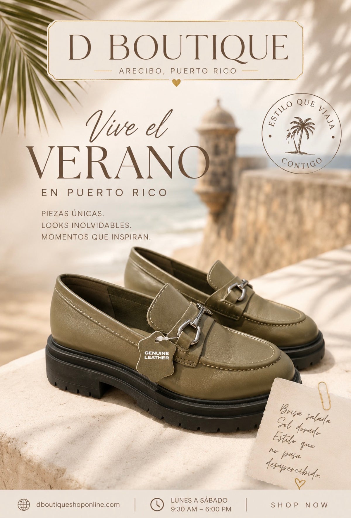 Olive Mocasines