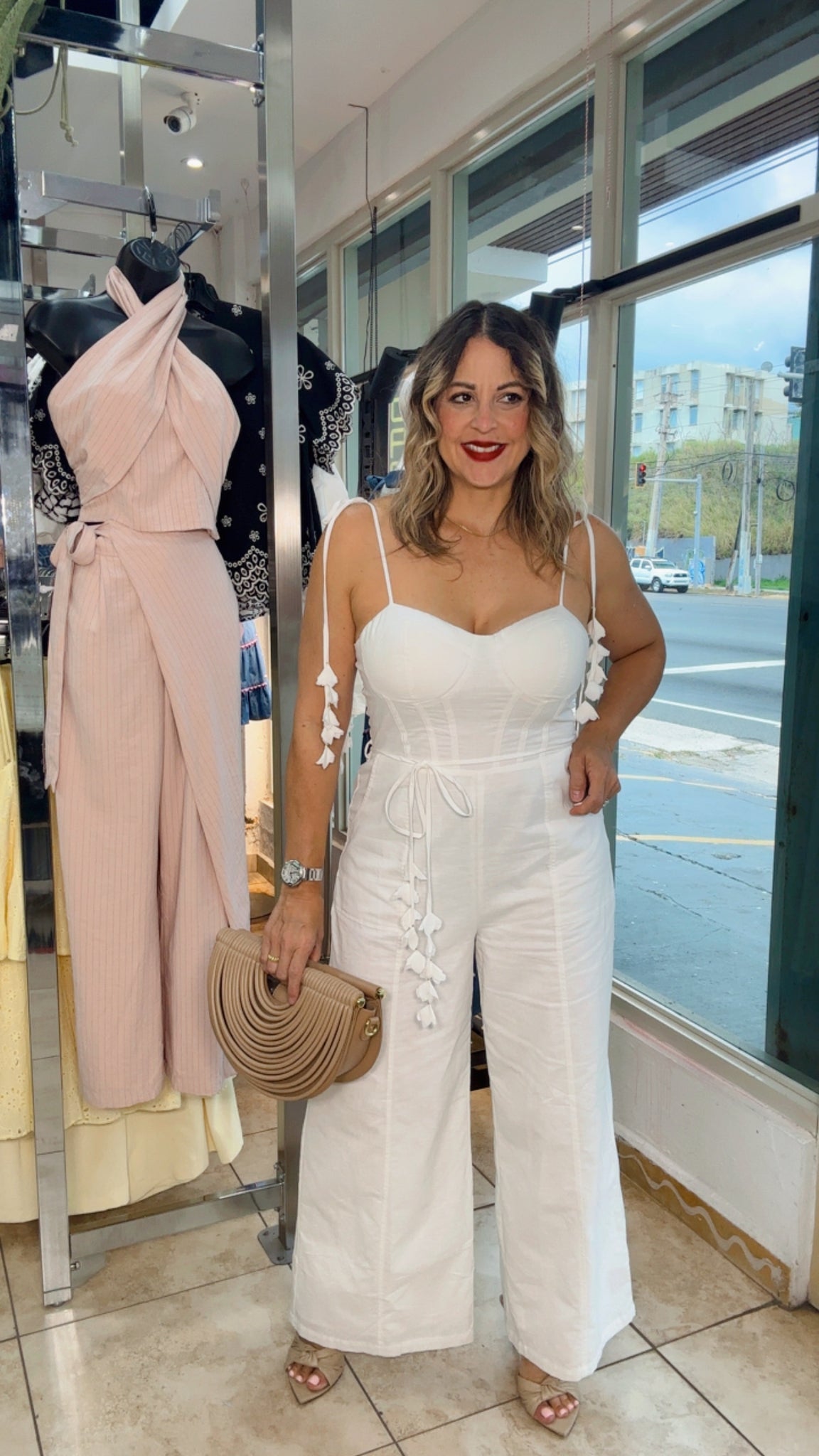 Marbella White Jumpsuit