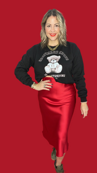 Black Sweatshirt Bear