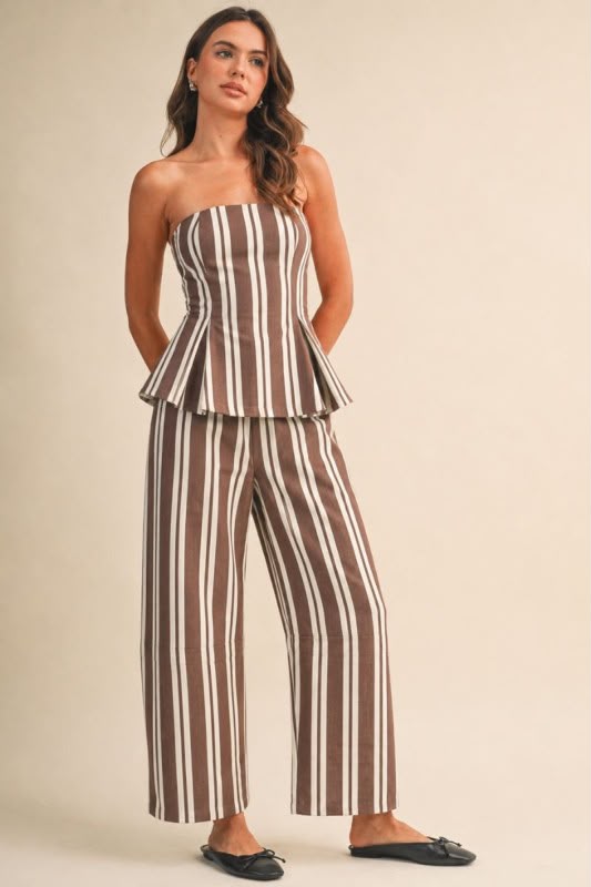 Brown Ivory  Line Set