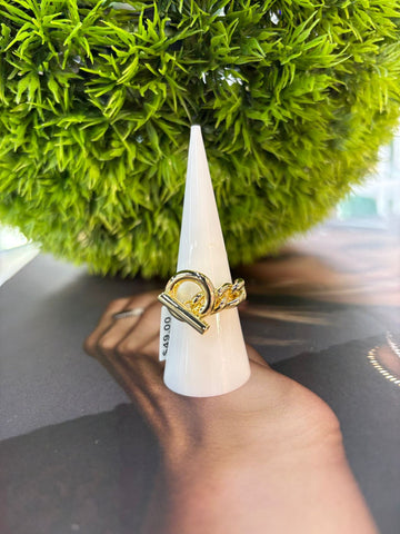 Celi Chain Gold Ring