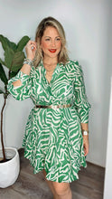 Gracia Green Flare Dress