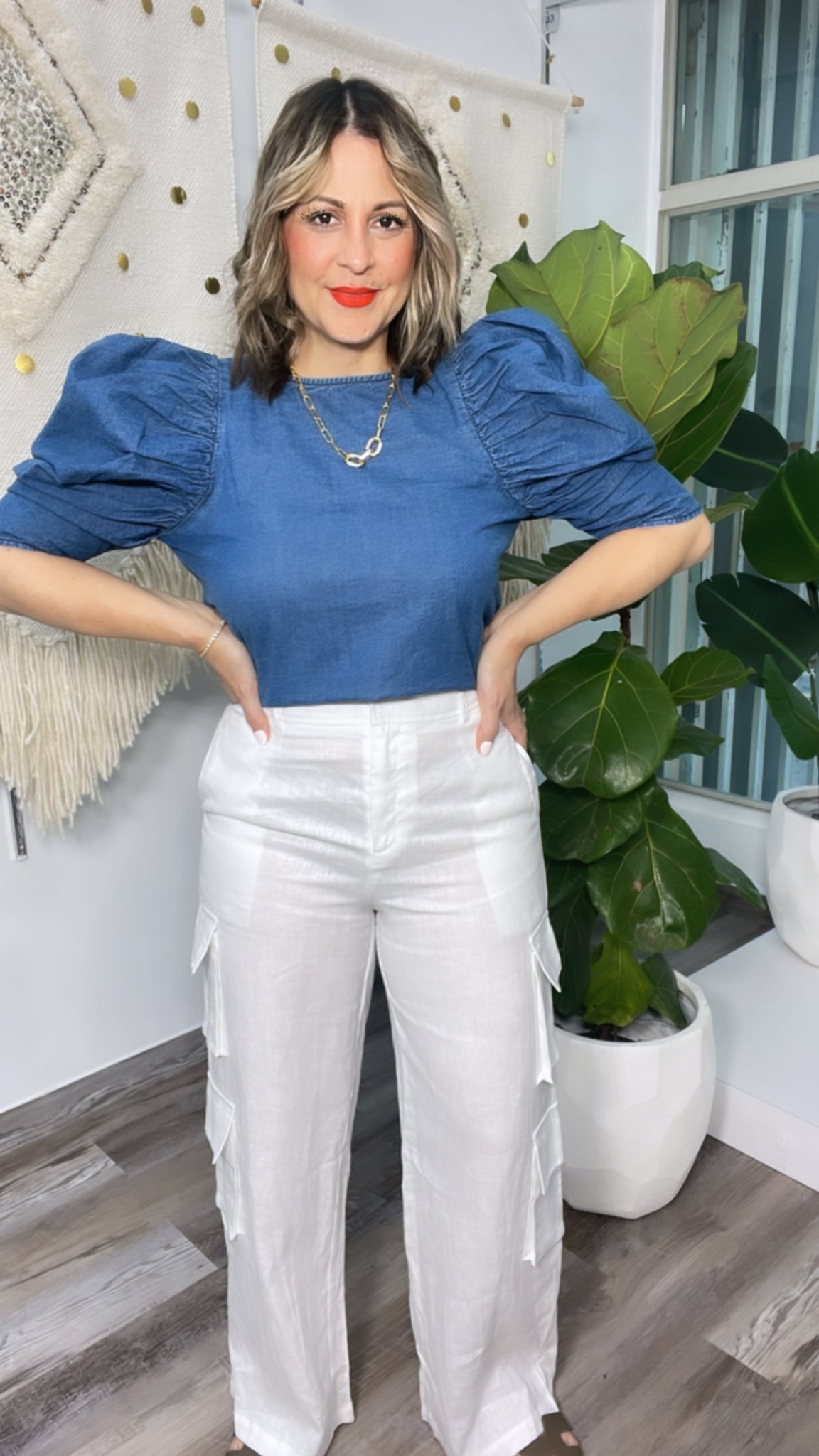 White Linen Pants