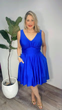 Royal Blue Formal Mini Dress