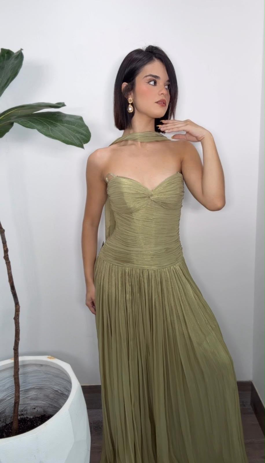 Greenery Formal Dress