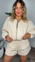Ecru Luxe Bloom Jacket