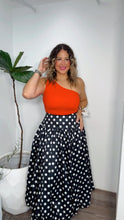 Black & White Polkadot Bubble Skirt