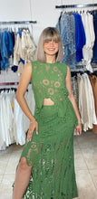Olive Crochet Top & Skirt Set