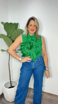 Cut out Silver Sphere Denim