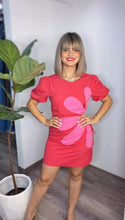 Flor Pink /Red Dress