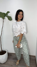 Cropped Broderie Anglaise Top