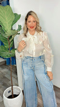 Terry Wide Denim Pants