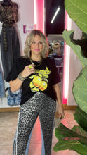 Gray Leopard Denim