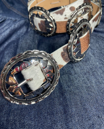 Cow Boho Belt