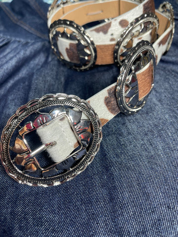 Cow Boho Belt