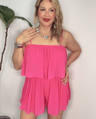 Love in Motion Pink Romper