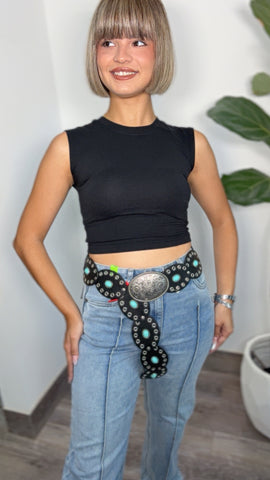 Coachella Turquesa Belt