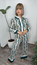 Gracia Hunter Green Print Top