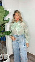 Butterfly Dream Mint Blouse