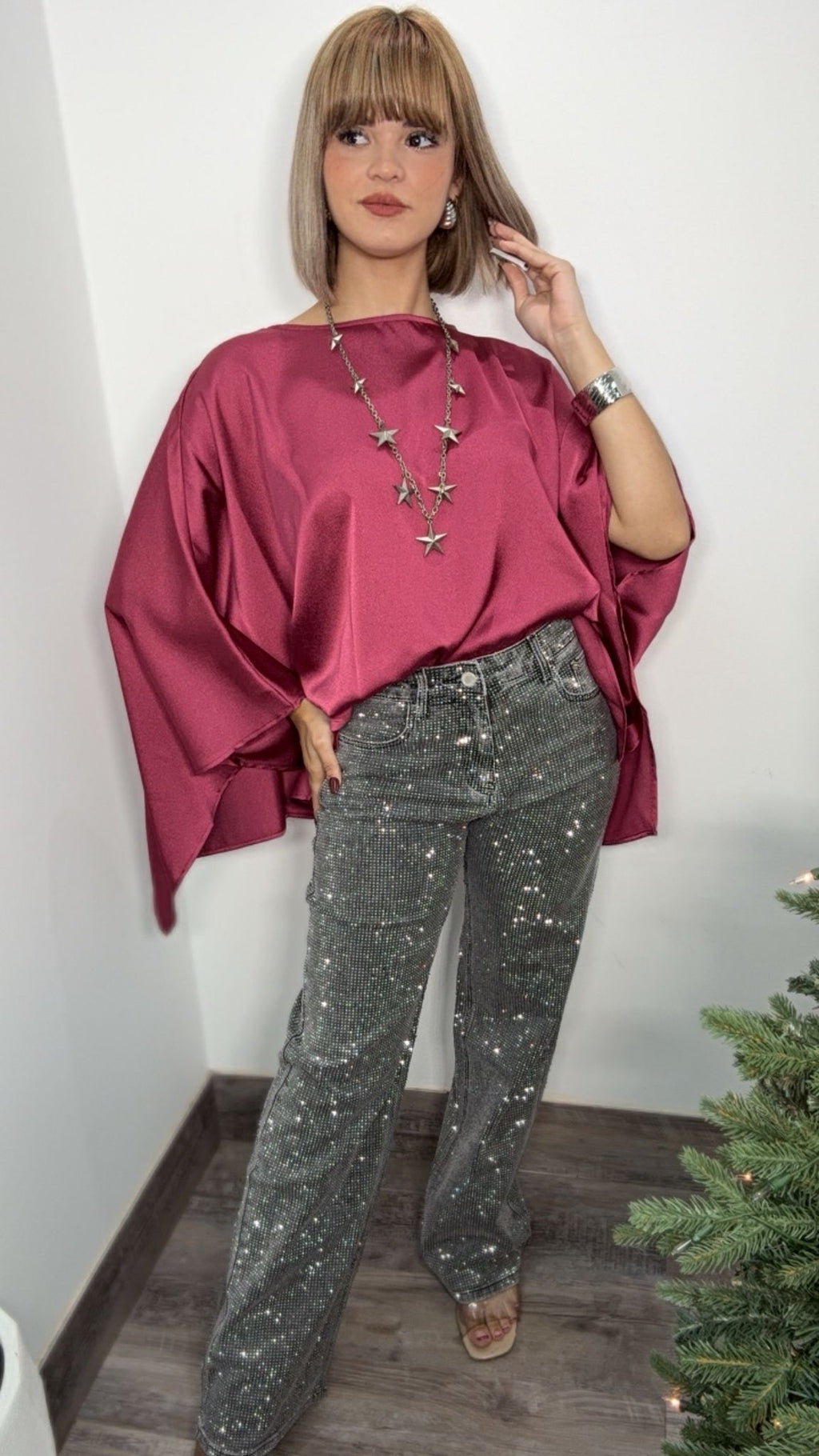 Glitter Black Jeans