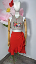 Jíbara Roja Wrap Around Mini Skirt