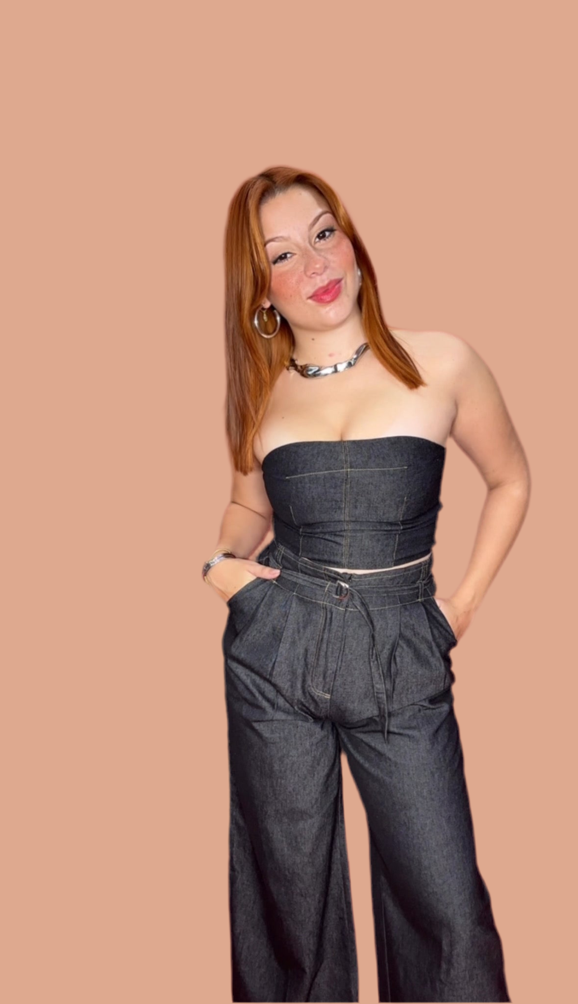 Black Denim Pant