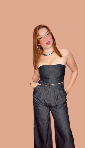 Black Denim Pant