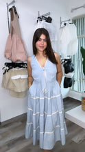 Airy Blue Long Dress