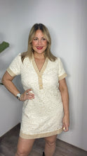 Boho Beige Crochet Dress