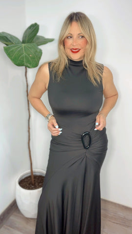 Noir Maxi Dress
