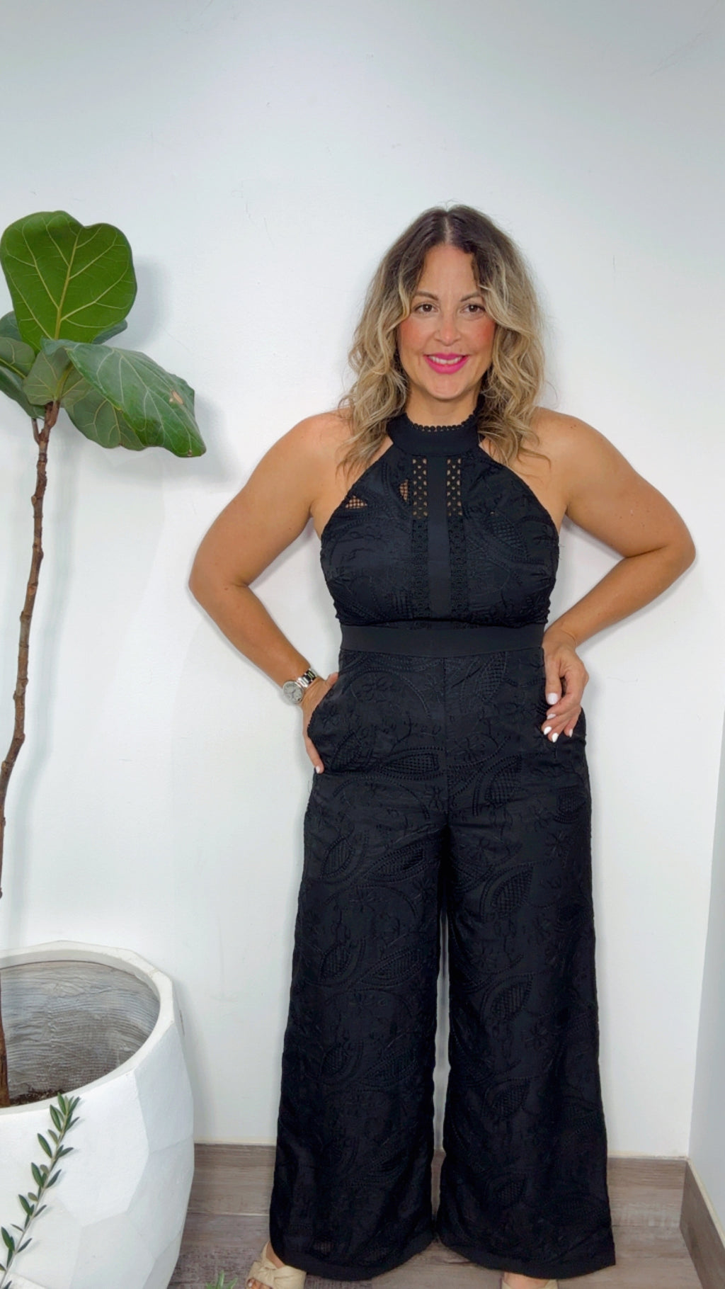 Noir Lace Jumpsuit