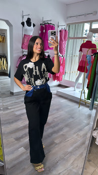 Black Adjustable Jean