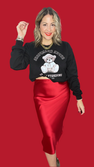 Black Sweatshirt Bear